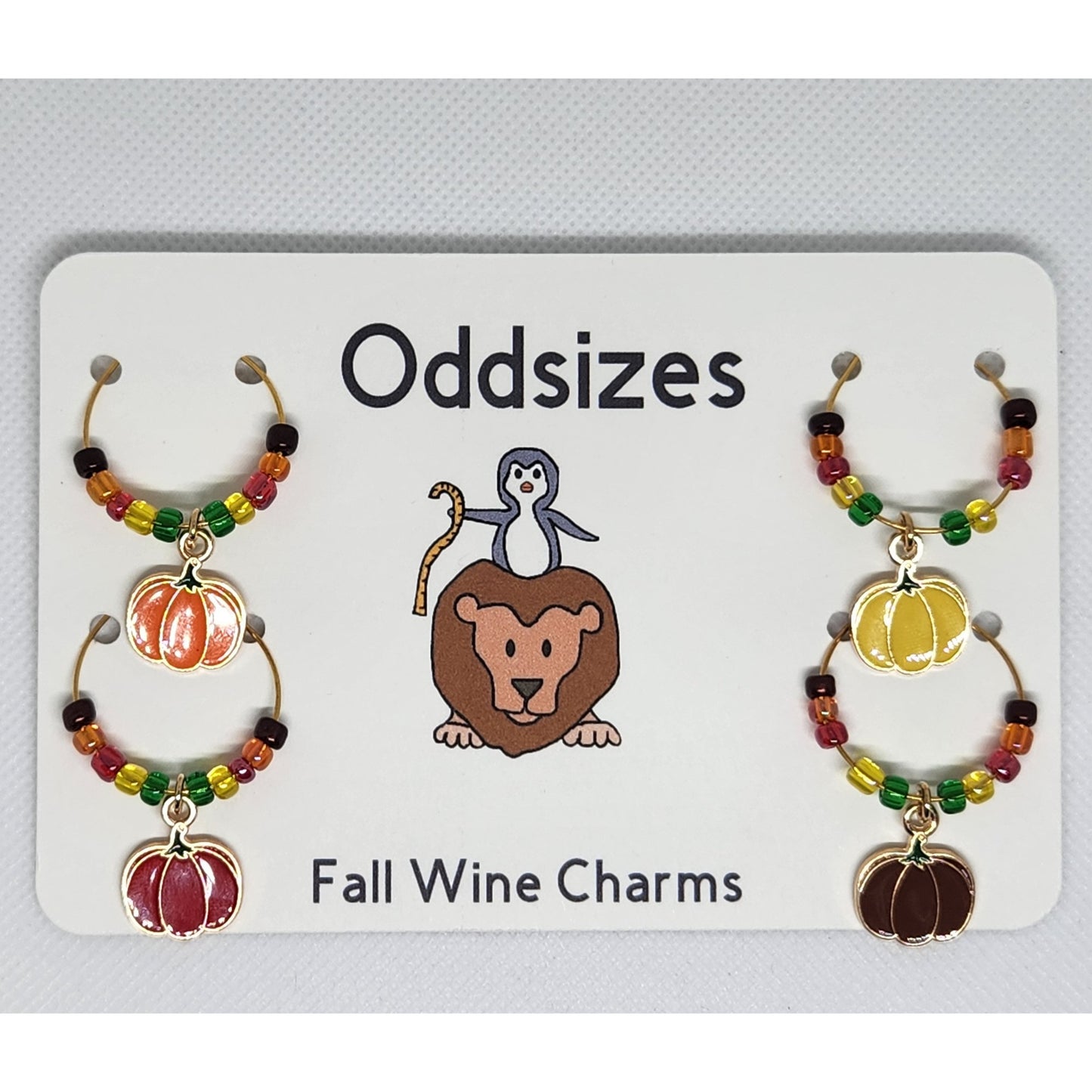 Acorn Wine Glass Charms - Oddsizes