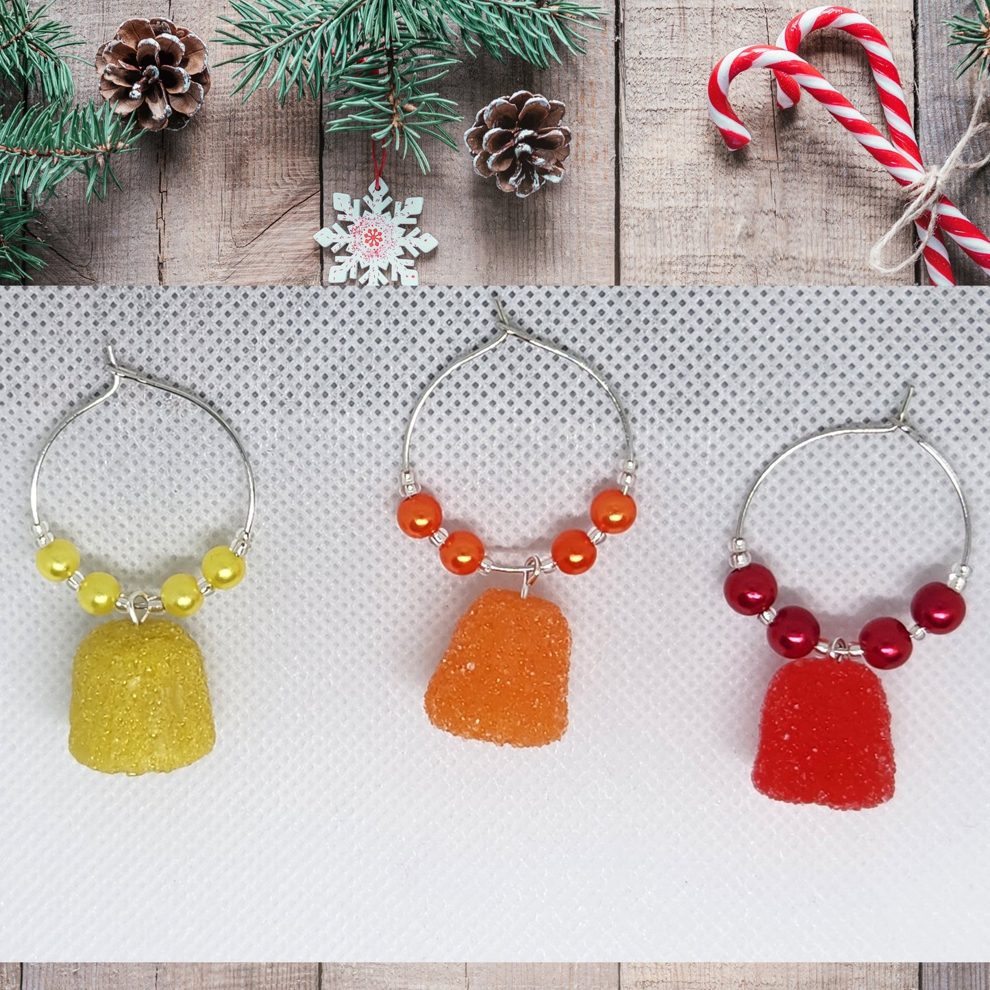 Gum Drop Wine Charms - Oddsizes